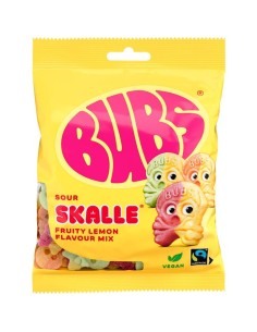 Bubs Sour Skalle Fruity Lemon 90g – Swedish Sweets | Pop's America