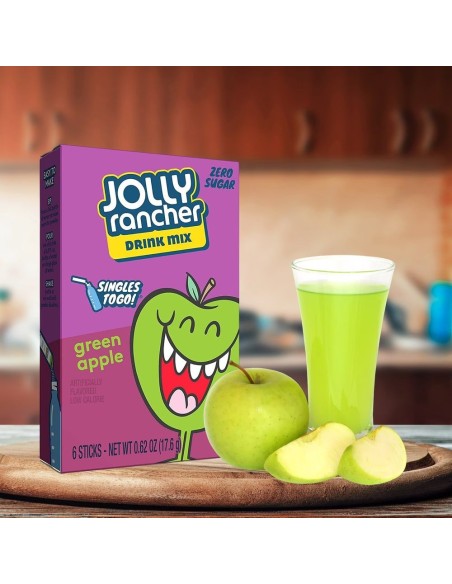 Jolly Rancher Singles To Go! Green Apple