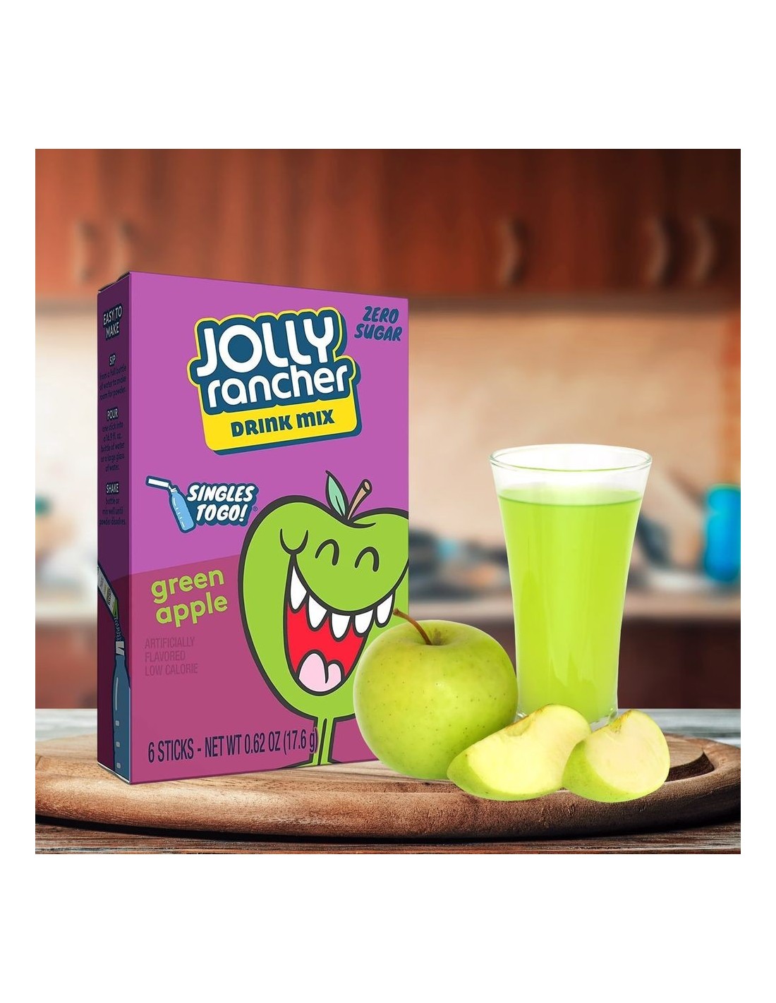 Jolly Rancher Singles To Go Green Apple – Powder | Pop's America