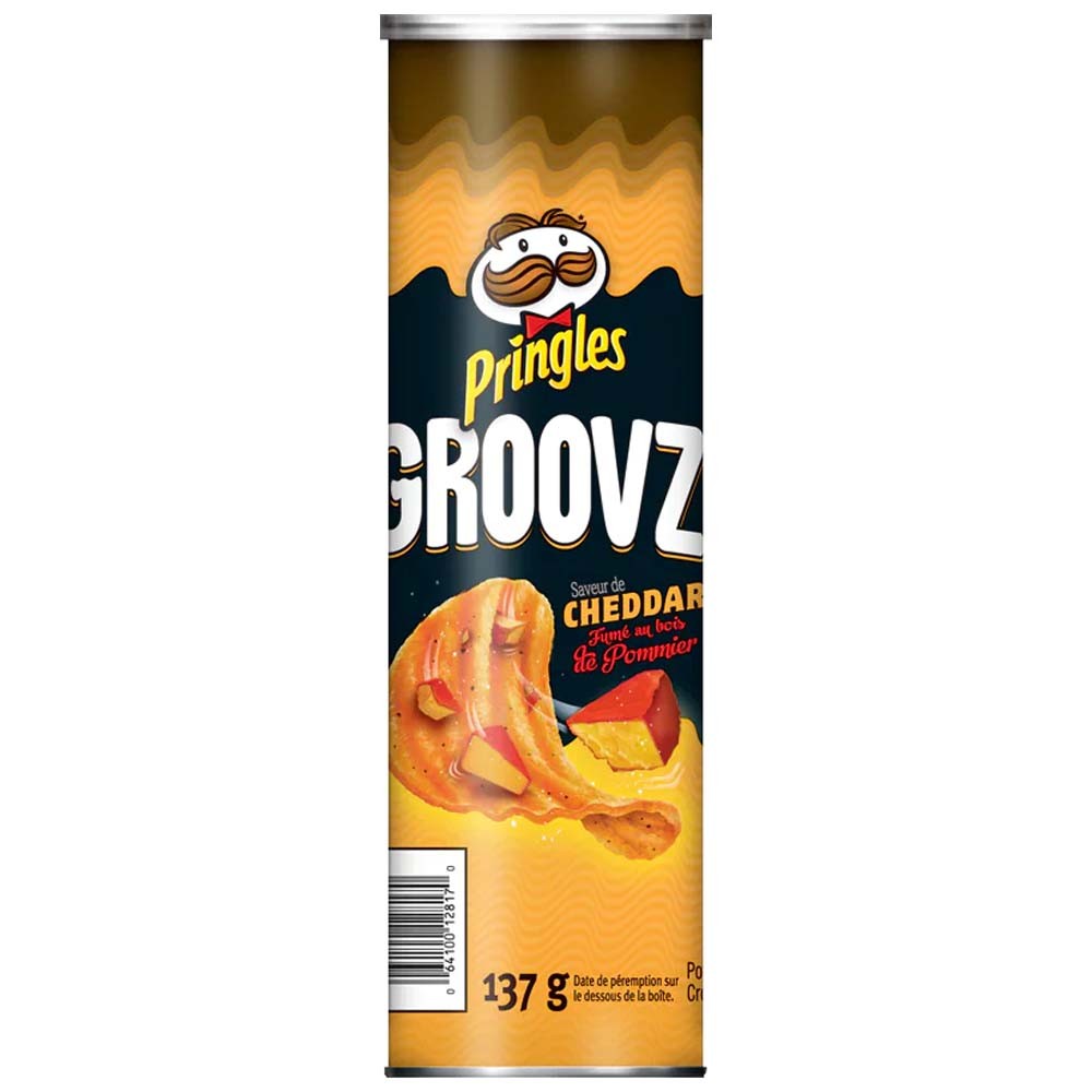 Pringles Grooves Smoked Cheddar