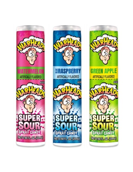 Spray Warheads Super Sour sabor manzana verde