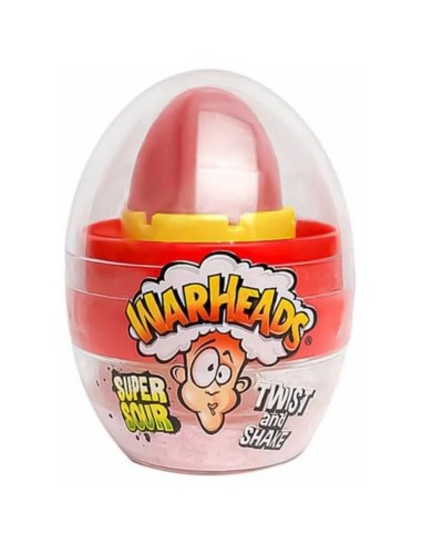 Warheads Twist & Shake Eggo Fresa 18g | Pop's America