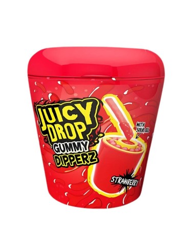 Bazooka Juicy Drop Gummy Dipperz Strawberry