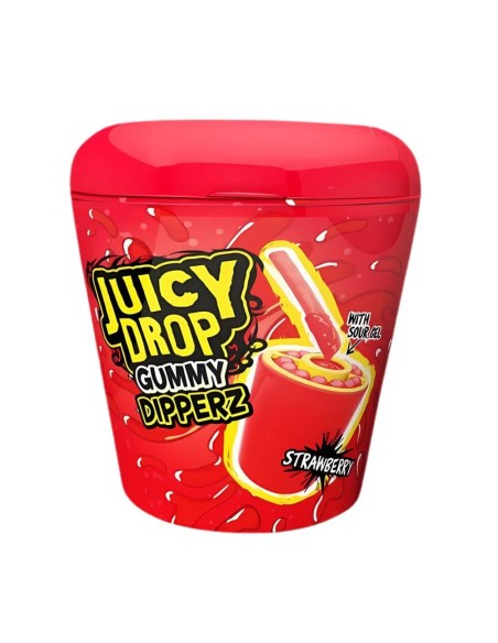 Bazooka Juicy Drop Gummy Dipperz Strawberry