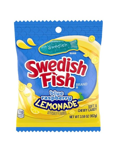 Swedish Fish Blue Raspberry Lemonade 102g