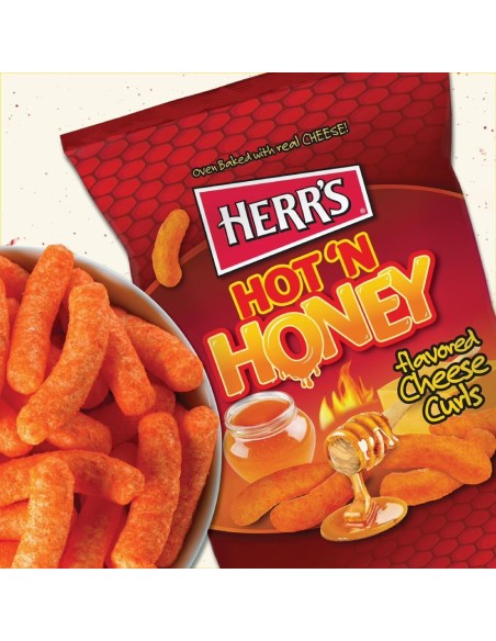 Herr's Hot 'N Honey Cheese Curls 170g
