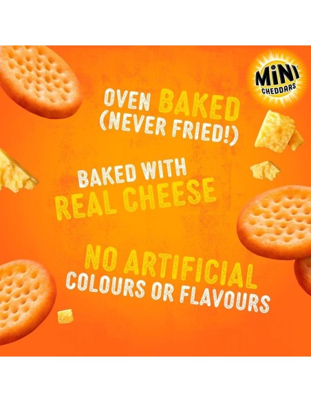 Mini Cheddars Originales Jacob's, Pack de 6 – Apéro UK | Pop's America
