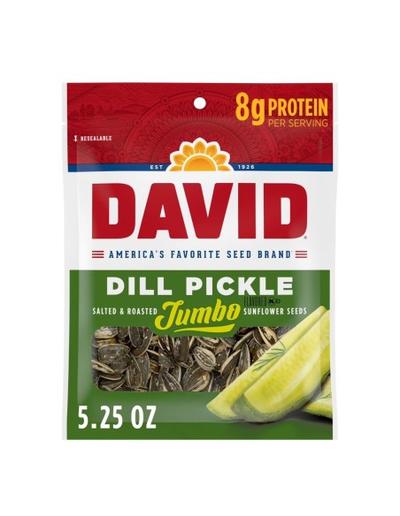 Semillas de girasol gigantes David Seeds sabor a pepinillos encurtidos 149 g