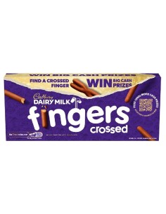 Cadbury Dairy Milk Fingers Crossed 114g – Biscuits UK | Pop's America