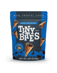 Conos de gofre Tiny Bites de chocolate negro