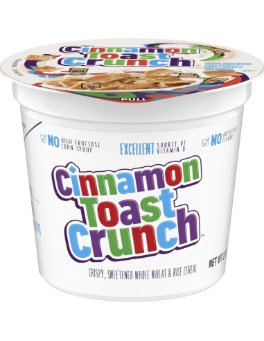 Vaso de cereal Cinnamon Toast Crunch