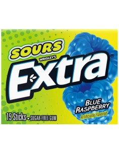 Extra Gum Sours Blue Raspberry