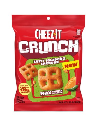 Cheez-It Crunch Cheddar al Jalapeño Piccante