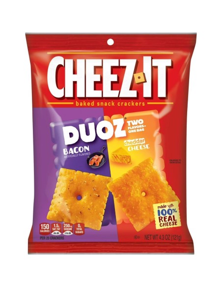 Cheez-It Duoz Bacon Cheddar Cheese