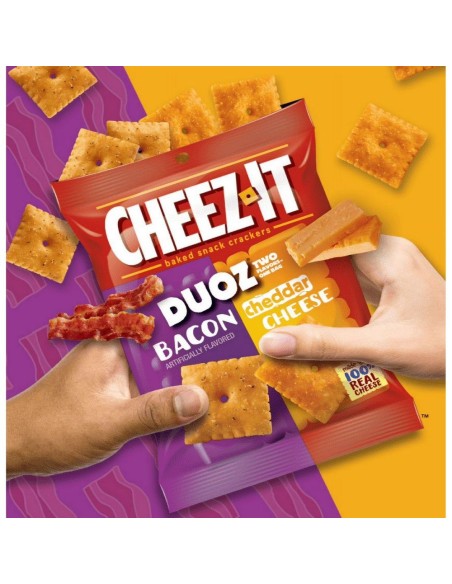 Cheez-It Duoz al gusto di pancetta e cheddar