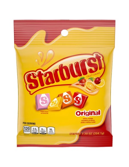 Starburst Fruit Chews Original 204g