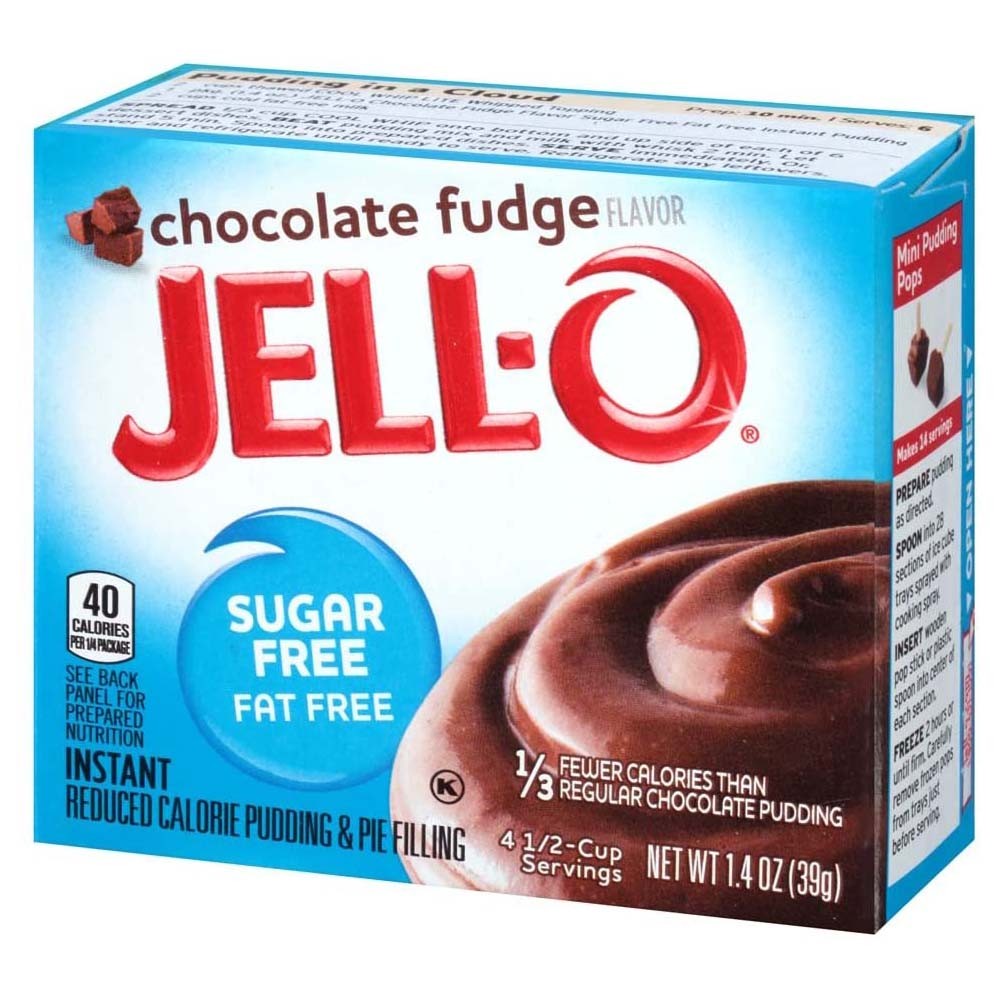 Jell-O Chocolate Fudge Instant Pudding sans Sucre
