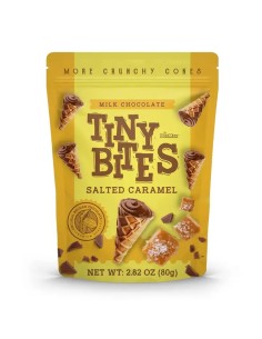 Tiny Bites Waffle Cones Salted Caramel