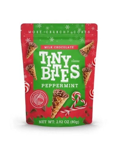 Tiny Bites Waffle Cones Peppermint