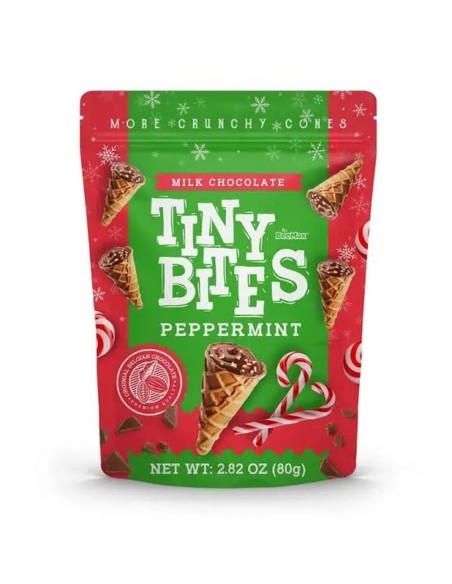 Tiny Bites Waffle Cones Peppermint