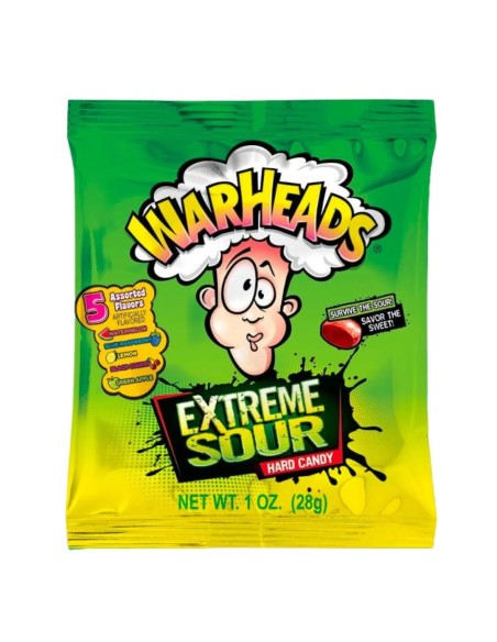 Warheads Extreme Sour Hard Candy 28g
