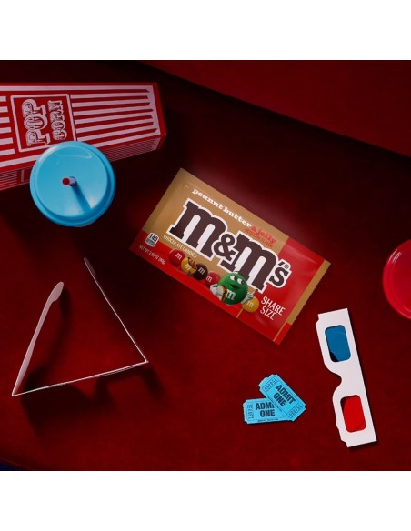 M&M's de mantequilla de maní y mermelada, tamaño para compartir