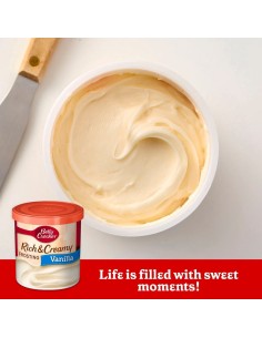Betty Crocker Rich & Creamy Frosting Vainilla 2