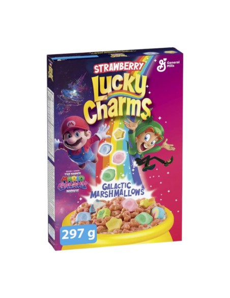 Lucky Charms Strawberry Galactic Marshmallows Super Mario - Limited Edition