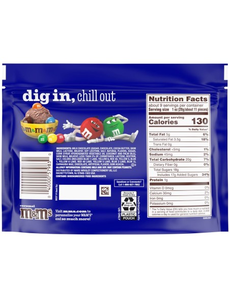 M&M's Caramel Sharing Size