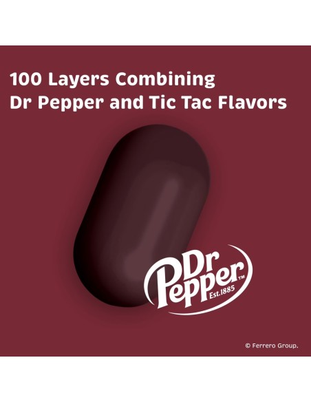Tic Tac Dr Pepper 98g - Caramelle gassate americane | Pop's America