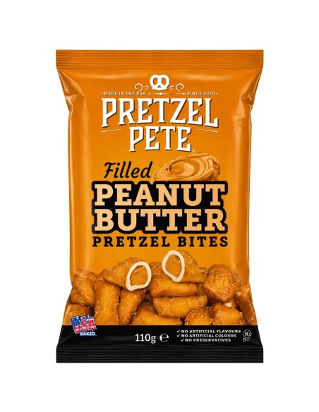 Pretzel Pete Pretzel Bites Filled Peanut Butter