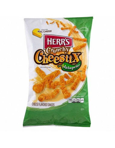 Herr's Crunchy Cheestix Jalapeño 227g