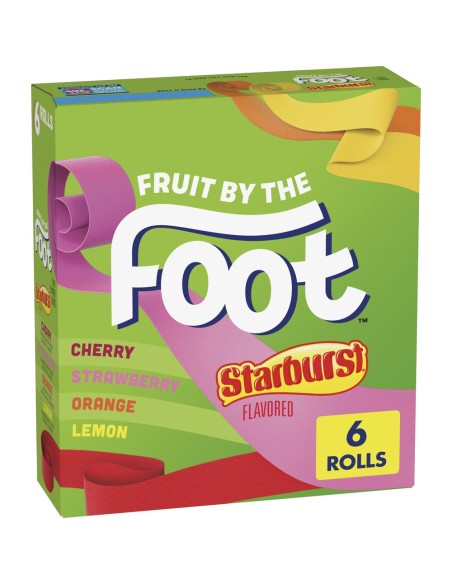 Fruit by the Foot Starburst 6 Rolls