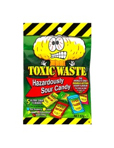 Toxic Waste Hazardously Sour Candy - Bonbons Ultra Acides | Pop's America