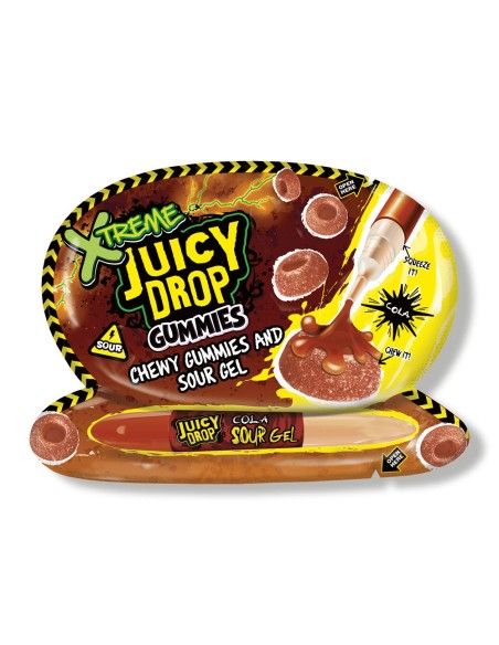 Bazooka Juicy Drop Gummies Xtreme Cola