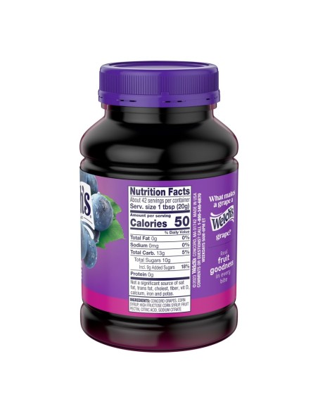 Welch's Concord Grape Jelly 850g