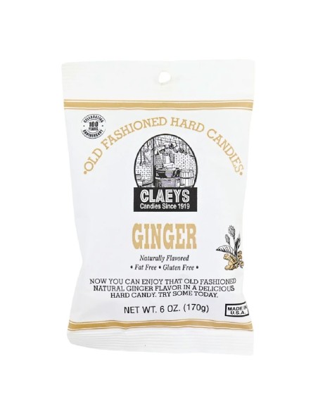 Claeys Old Hard Candy Ginger