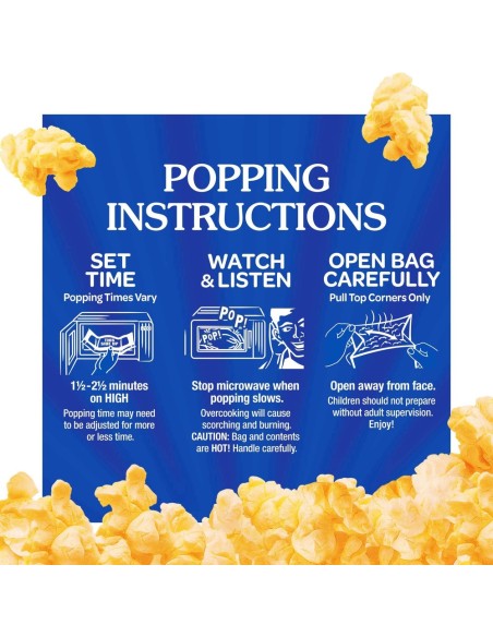 Act II Movie Theater Butter Microwave Popcorn - Confezione da 3