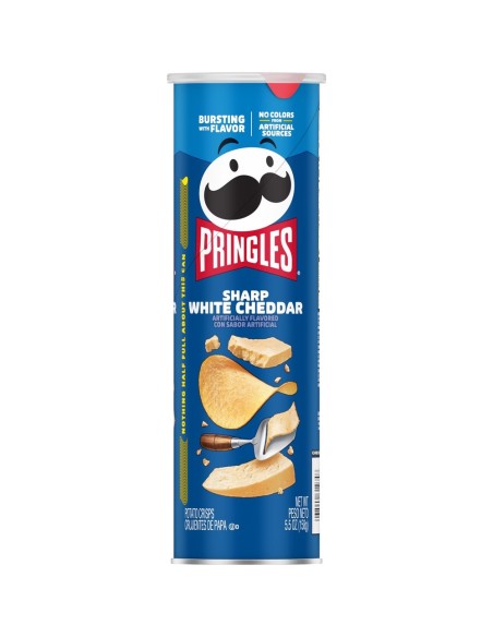 Pringles Sharp White Cheddar