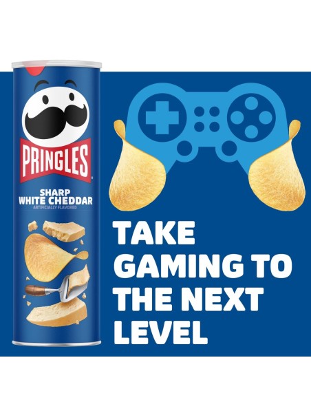 Pringles Sharp White Cheddar