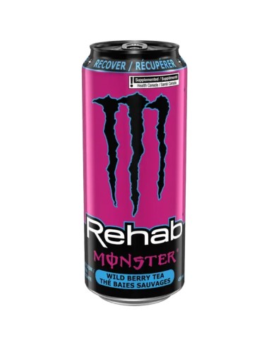 Monster Energy Rehab Wild Berry Tea CANADA