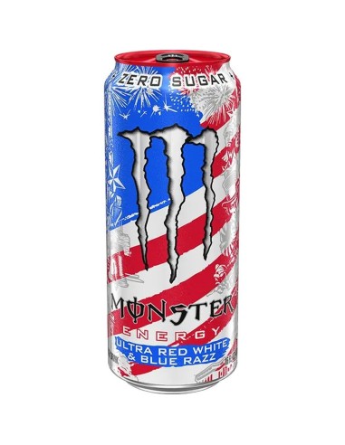 Monster Ultra Red White and Blue Razz