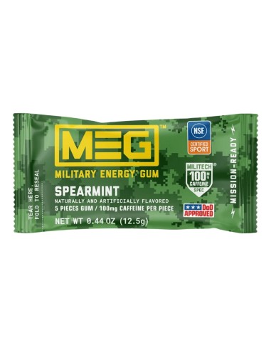 Military Energy Gum Spearmint
