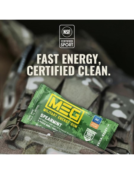 Military Energy Gum Spearmint