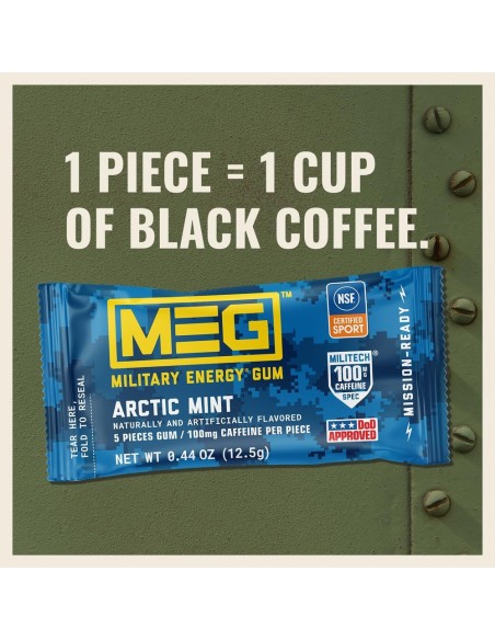 Military Energy Gum Arctic Mint