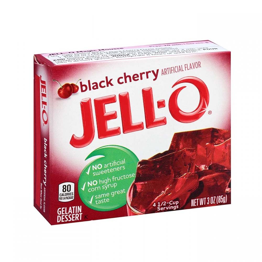 Jell-O Jelly Cereza Negra