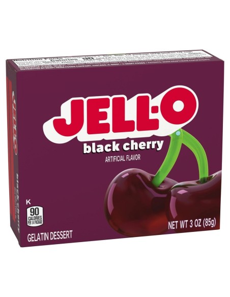 Jell-O Jelly Cereza Negra