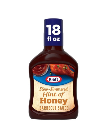 Kraft Hint of Honey BBQ Sauce 510g - Sauce USA | Pop's America