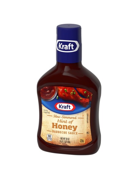 Kraft Hint of Honey BBQ Sauce 510g - Sauce USA | Pop's America