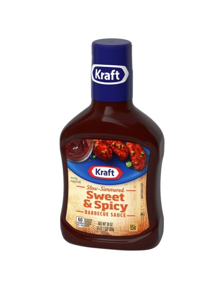 Kraft Sweet & Spicy BBQ Sauce 510g - Sauce USA | Pop's America